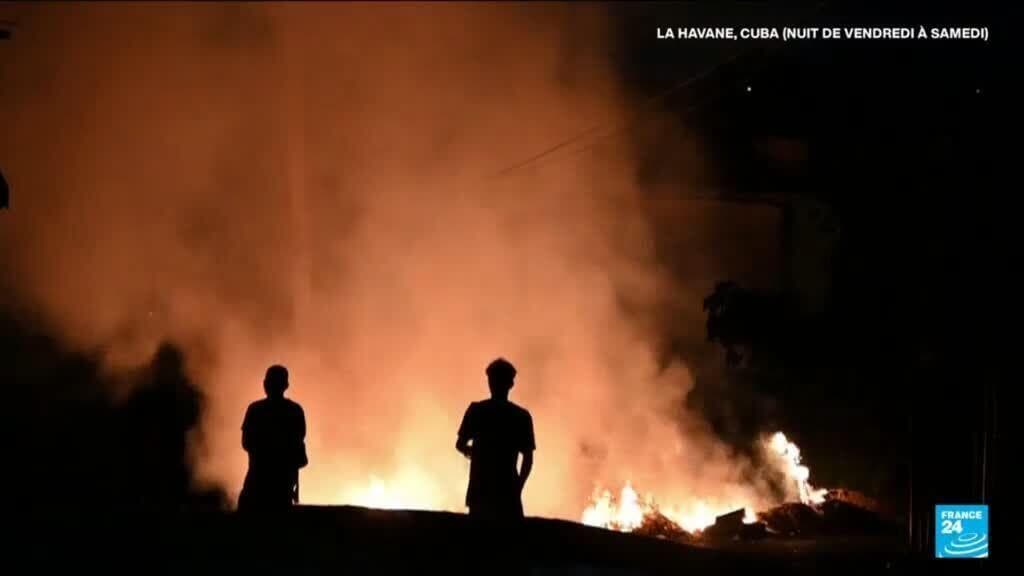Cuba : manifestations nocturnes à La Havane face aux coupures d'électricité